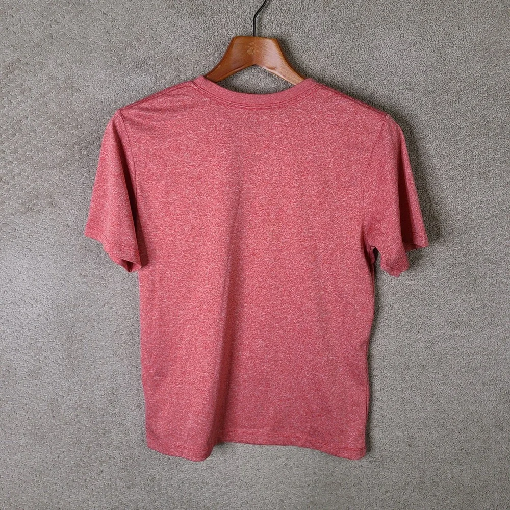 Star Wars Shirt Kids‎ L Red Mandalorian Graphic Tee Polyester Crew Neck Casual